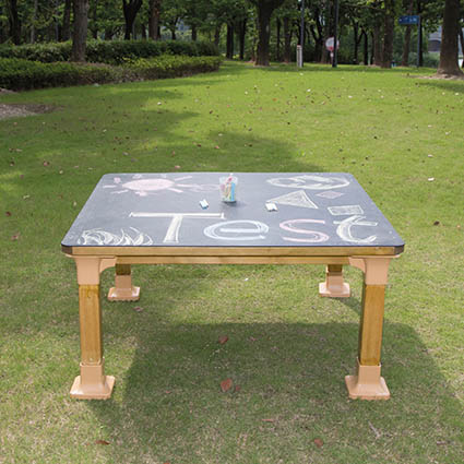 Outdoor Chalkboard Table